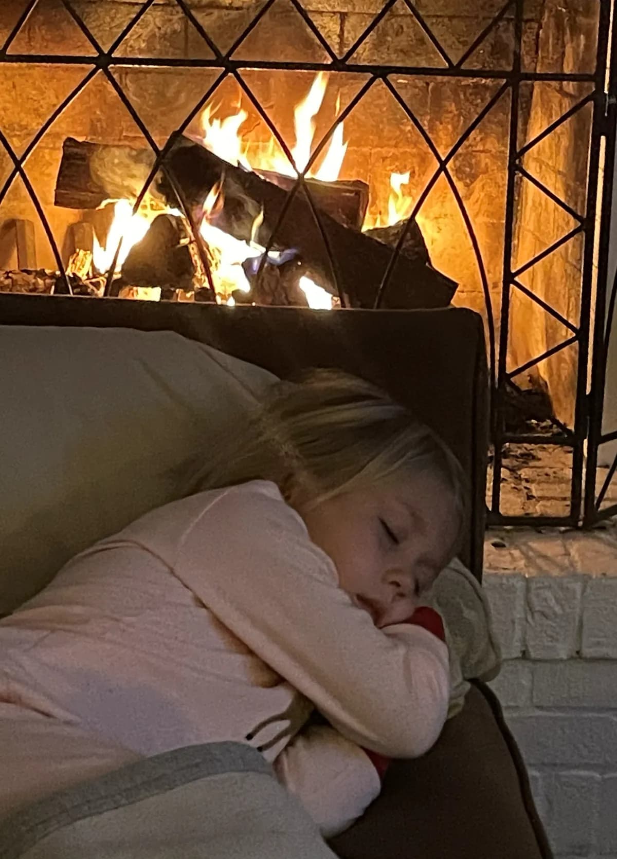 Cozy fireplace experience
